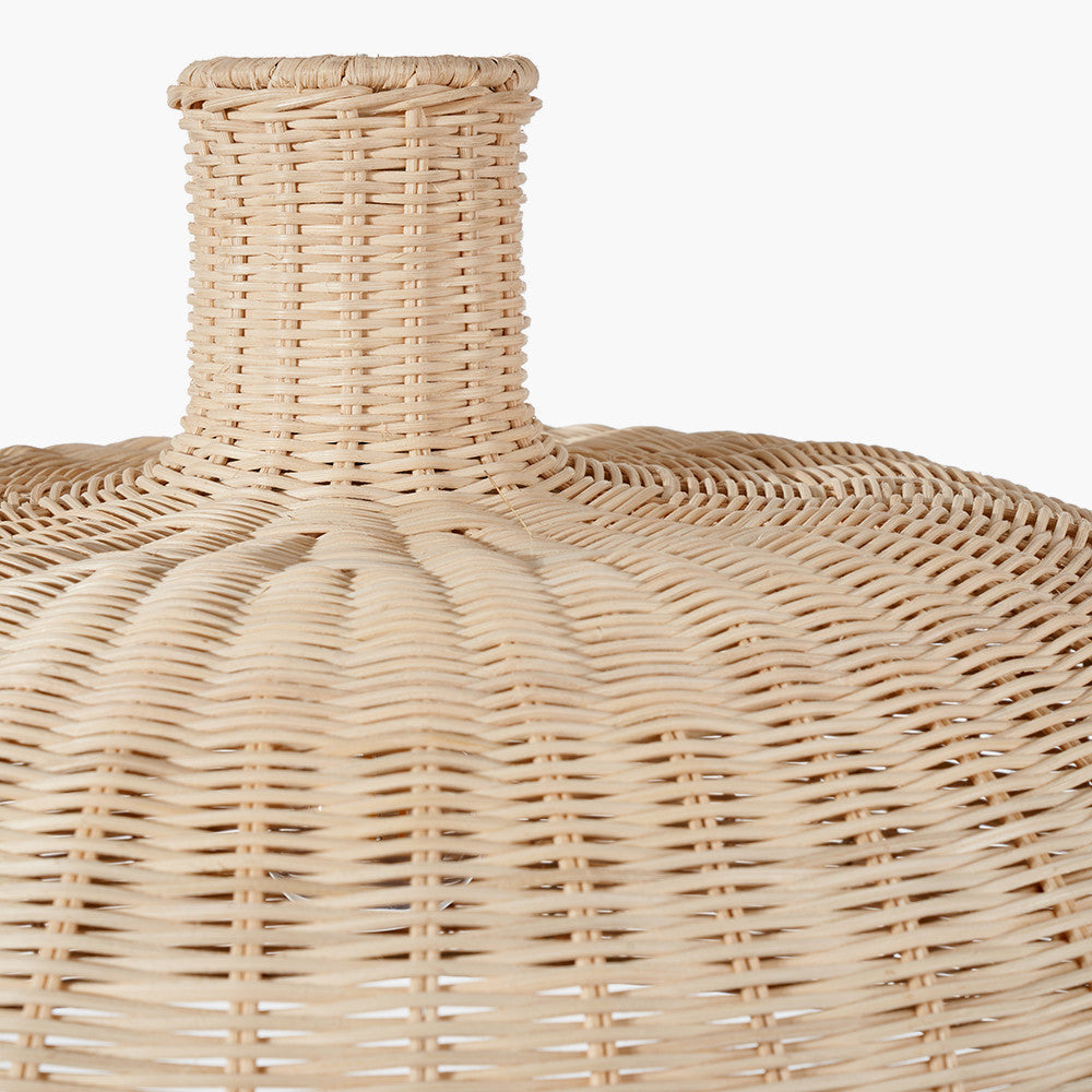 Caswell Natural Rattan Dome Pendant Light